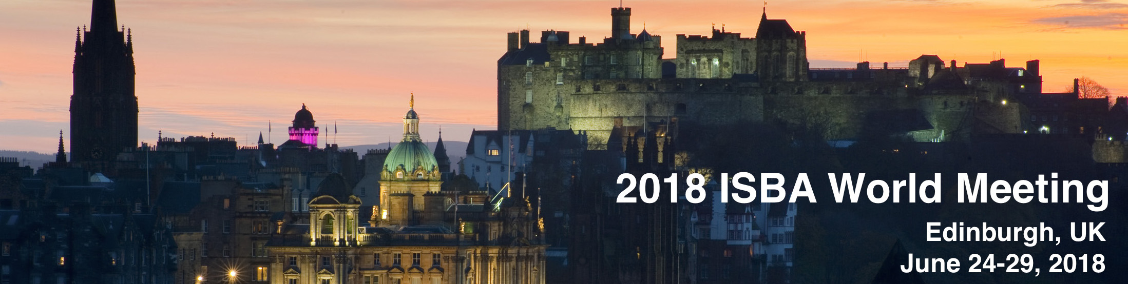 ISBA 2018 - Edinburgh